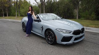 2024 BMW M8 Competition Convertible Review  Exhaust Sound  20quot M Wheels  BMW Test Drive Review [upl. by Acirre]