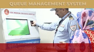 QUEUE MANAGEMENT SYSTEM  ESIC MEDICAL COLLEGE amp HOSPITAL FARIDABAD esic [upl. by Pelaga910]