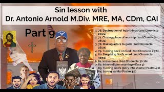 Dr Antonio Arnold on Sin and what the Bible say part 9 sin biblicaltruth [upl. by Rebmyt393]