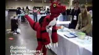 Guilmon  Digimon Tamers  Anime North 2007 [upl. by Nyrhtakyram]