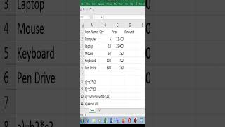 Excel Test for you  excelformula exceltips excel [upl. by Inaffets]