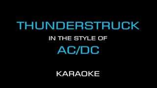 Thunderstruck  ACDC KaraokeInstrumental [upl. by Anirbus]