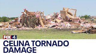 Frisco firefighters homes among those damaged in Celina tornado [upl. by Eiggep426]