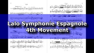 Lalo Symphonie Espagnole  4th Movement [upl. by Tertia180]