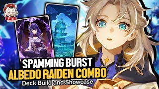 Albedo Burst Spamming Deck  Genshin TCG [upl. by Hahseram]