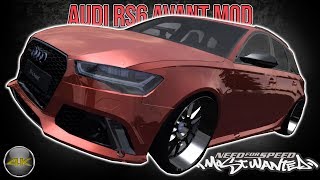 AUDI RS6 AVANT MOD  NFS MOST WANTED 2005 PC 4K [upl. by Eddana151]