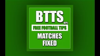 BOTH TEAMS TO SCORE STRATEGY  100 RESEARCHED BTTS STRATEGY [upl. by Grosvenor463]