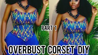 How to sew corset for beginnersSimple and easy This pattern can sew any type of corset [upl. by Philbo41]