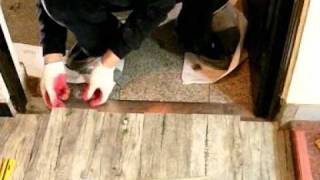 Selfadhesive vinyl floor decotile video3  diymallcomau [upl. by Hamaso853]