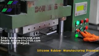 silicone rubber compound mould pressing manufacturing process [upl. by Anrahc]