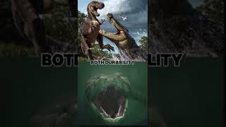 Deinosuchus vs titanoboaJustapoppyplaytimefan deinosuchus titanoboasnake [upl. by Dlorej]