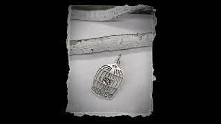 Pendant quotBird in a cagequot made of 925 silver jewellery silver pendant [upl. by Krystle]