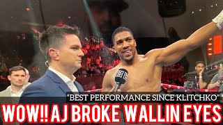 BRILLIANT PERFORMANCE Anthony Joshua Stops Otto Wallin 5th Rd Stoppage [upl. by Caren40]