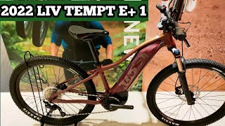 2022 LIV TEMPT E 1 ELECTRIC BIKE [upl. by Nomaid]