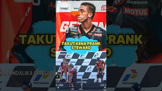 Pedro Acosta Takut Kena Prank Steward IndonesianGP [upl. by Yanahc]