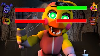 SFM FNaF Anime Counter Jumpscares WITH Healthbars [upl. by Nodearb791]