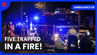 House Ablaze  Ambulance UK  Medical Documentary [upl. by Sapowith]