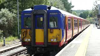 Class 455 departing Dorking [upl. by Yeslah]