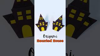 Origami Haunted Mansion halloween diy craft [upl. by Cybil]