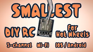 How to make DIY RC for Hot Wheels  Simplest and smallest DIY WiFi Remote Control [upl. by Loggins875]