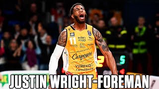 JUSTIN WRIGHTFOREMAN  Basketball Highlights in Pesaro 202324 [upl. by Inama671]