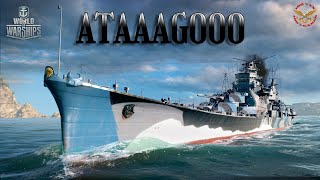 World of Warships  ATAGO Tier 8 VS Tier عالم السفن الحربية  10 [upl. by Fesuy]