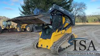 1491  2023 Deere 333G Tracked Skid Steer Will Be Sold At Auction [upl. by Ashatan]