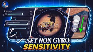 🔥I MAKE NON GYRO SENSITIVITY IN 5 MINUTES  HOW TO MAKE NON GYRO SENSITIVITY IN 2024 BGMI [upl. by Ative]