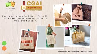 Jute Bag Manufacturer Intro [upl. by Ellerahs]