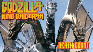 Godzilla Vs King Ghidorah 1991 Death Count [upl. by Inalel]