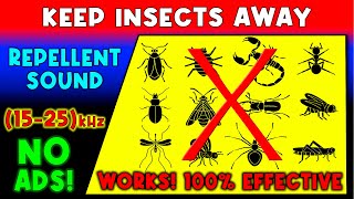 ANTI INSECTS REPELLENT SOUND ⛔🦟 KEEP INSECTS AWAY  ULTRASONIC SOUND [upl. by Idona762]