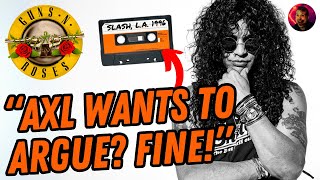 How Slash REALLY felt about Axl in 1996 Guns N Roses interview [upl. by Cleodell]