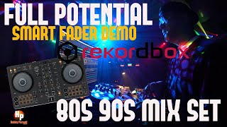 80s 90s Mix  Full Demo of Pioneer DDJ FLX4 Smart Fader  Rekordbox [upl. by Sillihp]