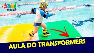 NATAÇÃO INFANTIL COM CRIATIVIDADE  AULA DO TRANSFORMERS  EXERCÍCIOS E BRINCADEIRAS [upl. by Omer]