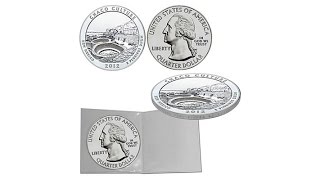 2012 5oz Silver Bullion Chaco Culture Park Quarter [upl. by Parris]