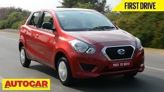 2014 Datsun Go  First Drive Video Review  Autocar India [upl. by Craggie527]