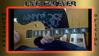 Sixx AM  Live forever  Cover Solo Only [upl. by Uhn]