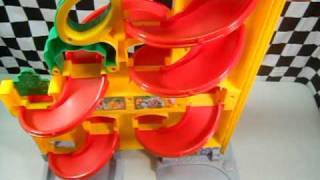 FisherPrice Stand n Play Rampway Little People Wheelies [upl. by Iene]