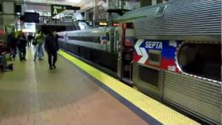 SEPTA Silverliner II Train With 260 and 9008 Departing Market Easti [upl. by Nillor]