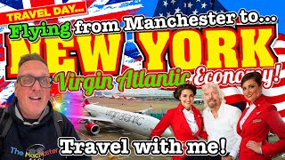 I FLEW Virgin Atlantic ECONOMY Classic WHATS YOUR THOUGHTS TRAVEL DAY  MANCHESTER to NEW YORK [upl. by Eem671]