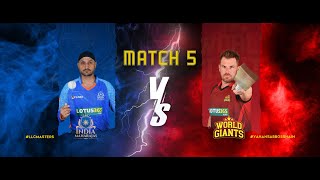 Match 5 Highlights  India Maharajas v World Giants  legends League cricket  India v World  LLC [upl. by Rosalind]