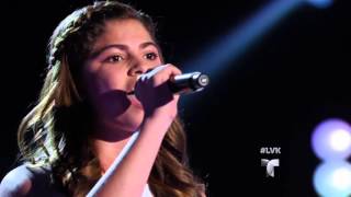 Valeria brilla cantando ‘Glitter in the Air’  Audiciones  La Voz Kids 2016 [upl. by Thornburg]