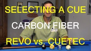 How to Select a Pool Cue Cue Ball Deflection Carbon Fiber Revo vs Cuetec [upl. by Ardnoyek]