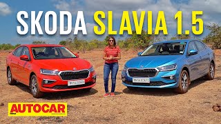 Skoda Slavia 15 TSI review  The ultimate enthusiasts sedan  First Drive  Autocar India [upl. by Gadmon686]