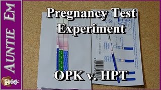 Pregnancy Test Experiment  Will An OPK Cause A False Positive HPT [upl. by Yerggoeg292]