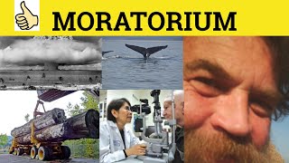 🔵 Moratorium  Moratorium Meaning  Moratorium Examples  Legal English [upl. by Roberts]