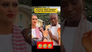 WHEN MISS FRANCE REALIZE THE FOOD IS DELICIOUS 🤤🤤😂😂😂😂 trending mgi funny missgrandinternational [upl. by Stirling645]