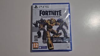 Fortnite Transformers Pack PS5 Unboxing [upl. by Miner]