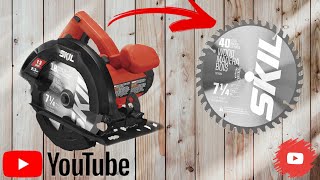 How To Change 13 Amp Skil circular saw blade [upl. by Floridia124]