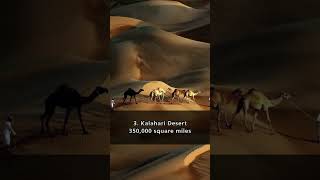 Top 5 Largest Hot Deserts in the World A Comprehensive Overview shorts desert [upl. by Eiddam346]